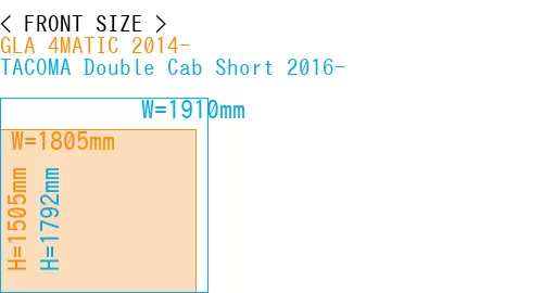 #GLA 4MATIC 2014- + TACOMA Double Cab Short 2016-